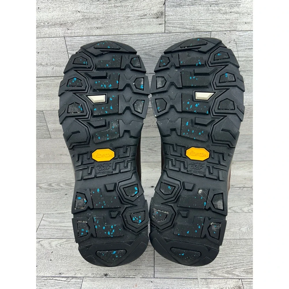 LL Bean Waterproof Insulated Leather‎ Mocs Brown Vibram Arctic Grip Women Size 9
